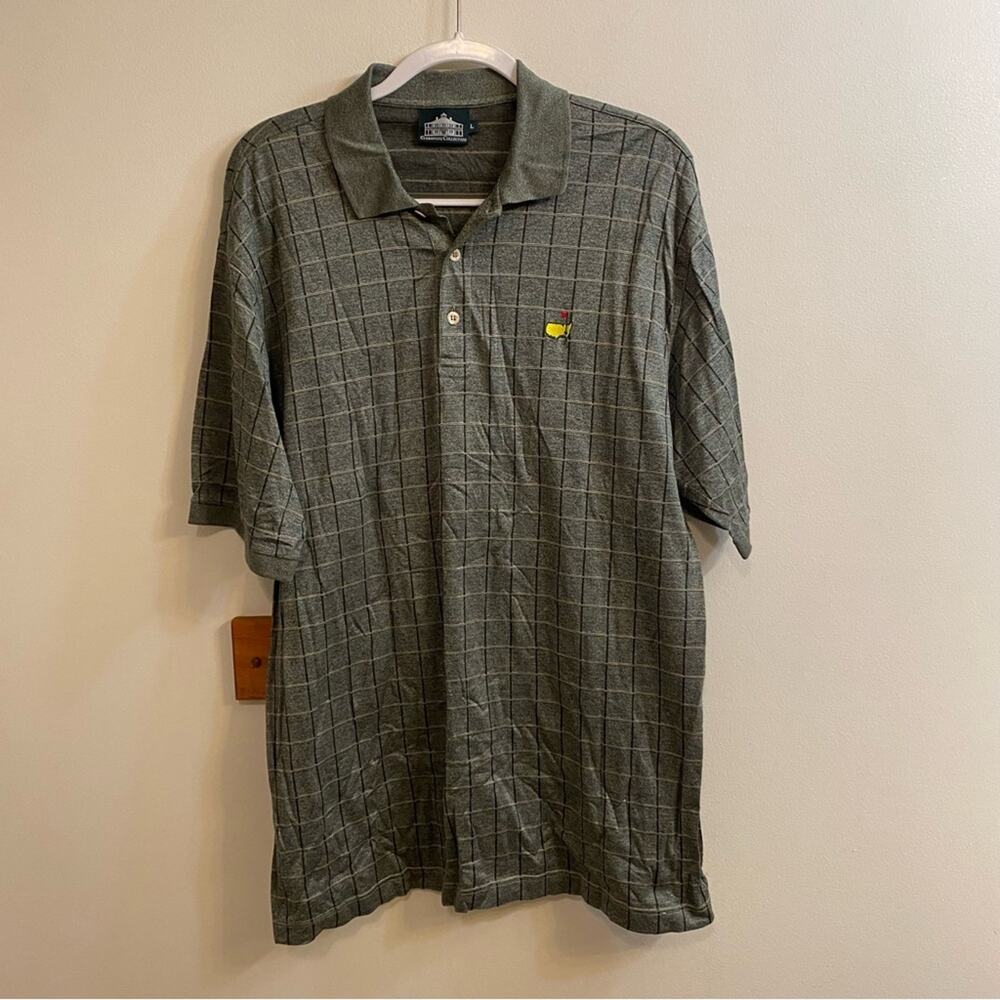 Clubhouse Collection Master's Augusta National Golfing Polo Cotton Green Men's L - Picture 14 of 14
